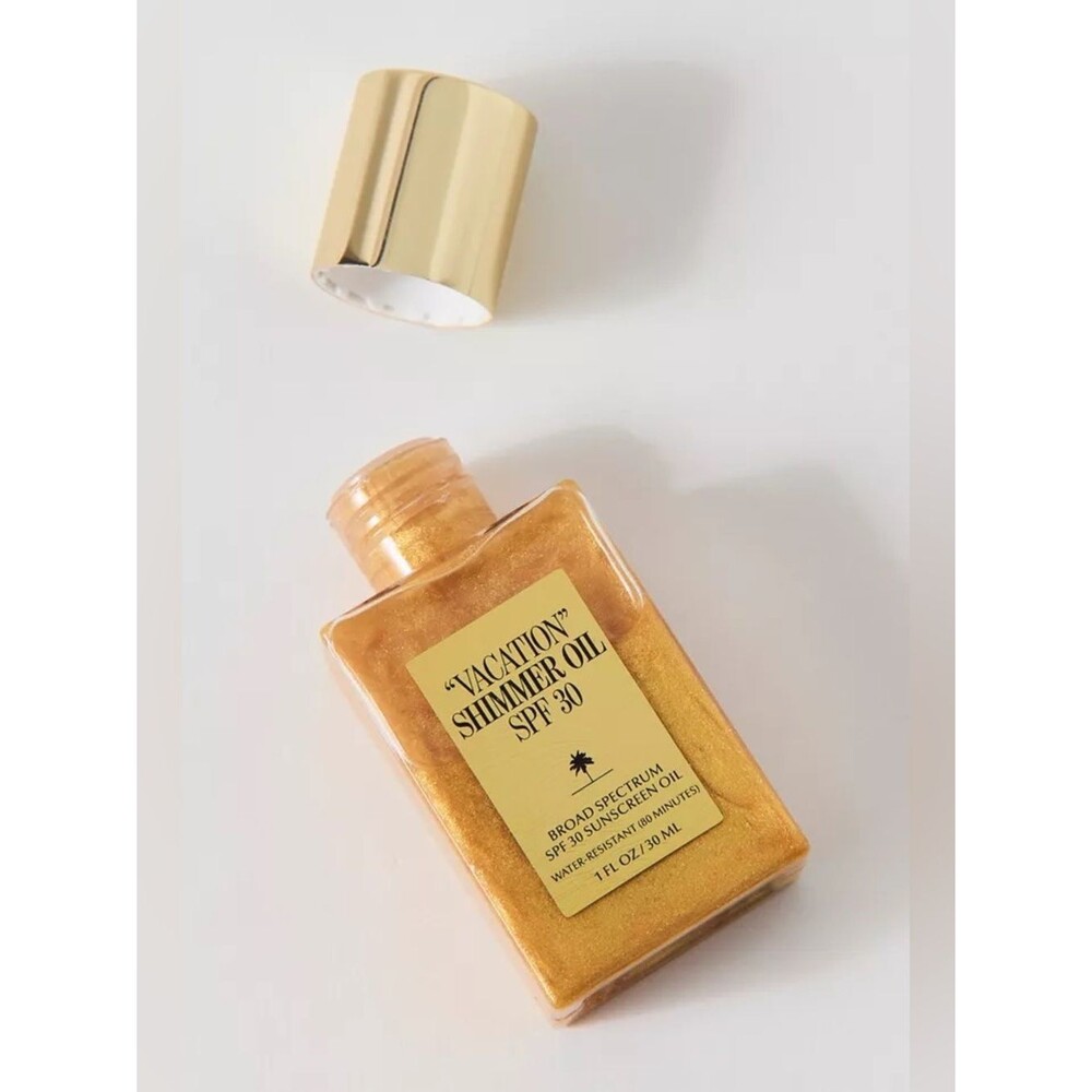 Vacation by Vacation Shimmer Oil SPF 30 Sunscreen Mini Size 1.0 Fl Oz NWT